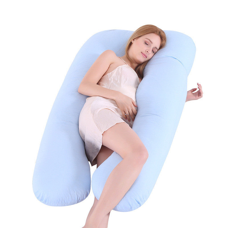 U Shape Pregnancy Pillow Ice Silk Maternity Support