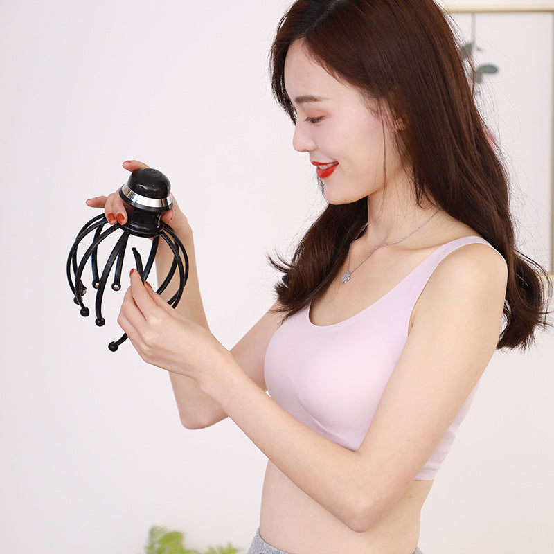 Electric 12 Claw Head Massager Scalp Vibration Relaxer