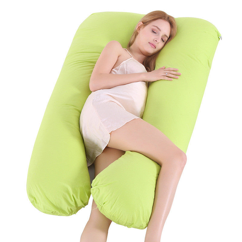 U Shape Pregnancy Pillow Ice Silk Maternity Support
