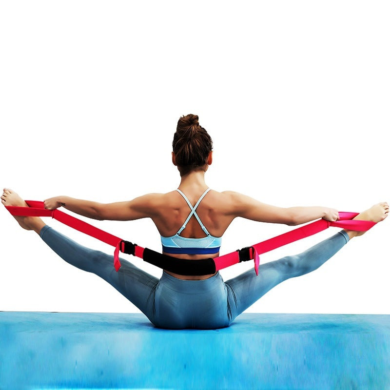 Elastic Yoga Stretch Strap for Flexibility Training