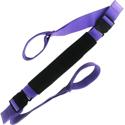 Elastic Yoga Stretch Strap for Flexibility Training